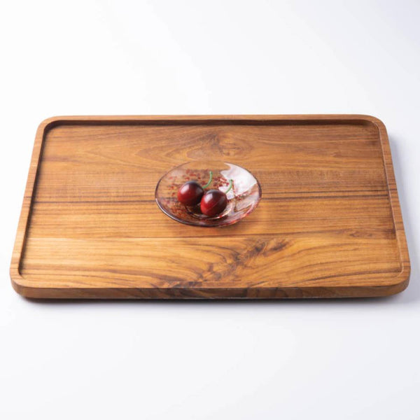 Aderia Handmade Small Glass Plate Pink Sakura Blossoms Design 100mm