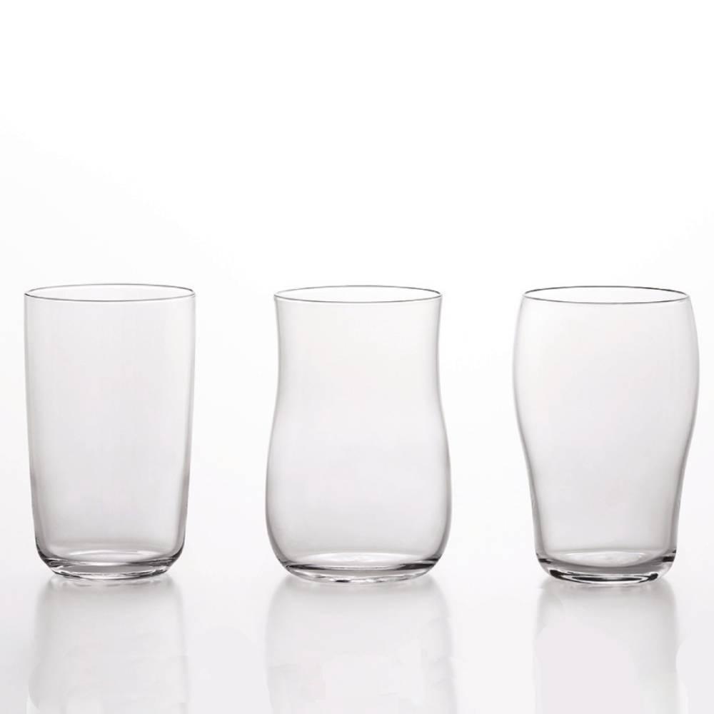 Aderia Craft Beer Glass Set Premium Short Glass Collection 3 Pieces