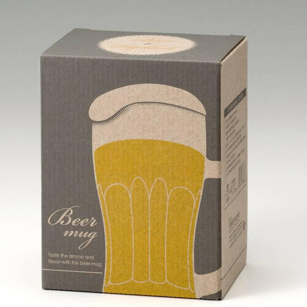 Aderia Jokki Beer Mug Classic Thick Pint Glass With Handle 380ml