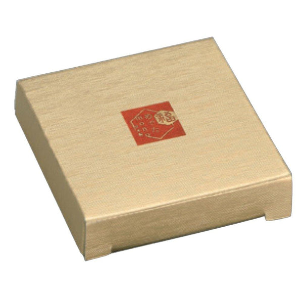 Aderia Small Glass Plate Gold Leaf Lucky Cat Design 90mm