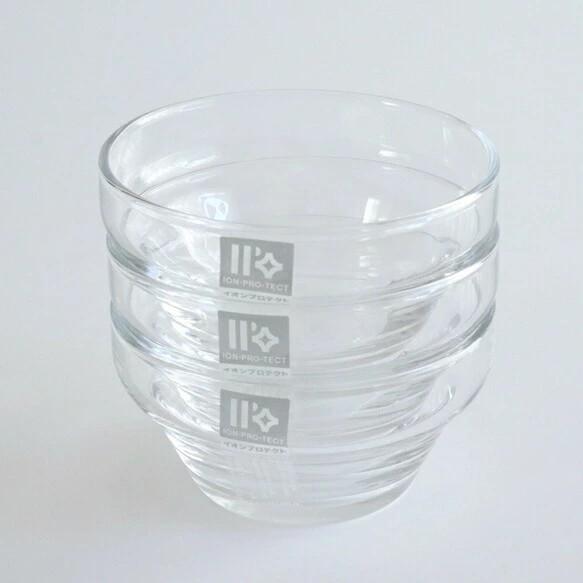 Aderia Strong Shatter-Resistant Small Glass Bowl for Children 3 Pieces
