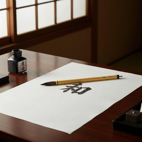 Akashiya Tenko Calligraphy Brush No.3 Slightly Hard Thick Brush