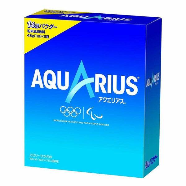 Aquarius Sports Drink Powder Ion Supply Hydration Mix 48g (5 Bags)