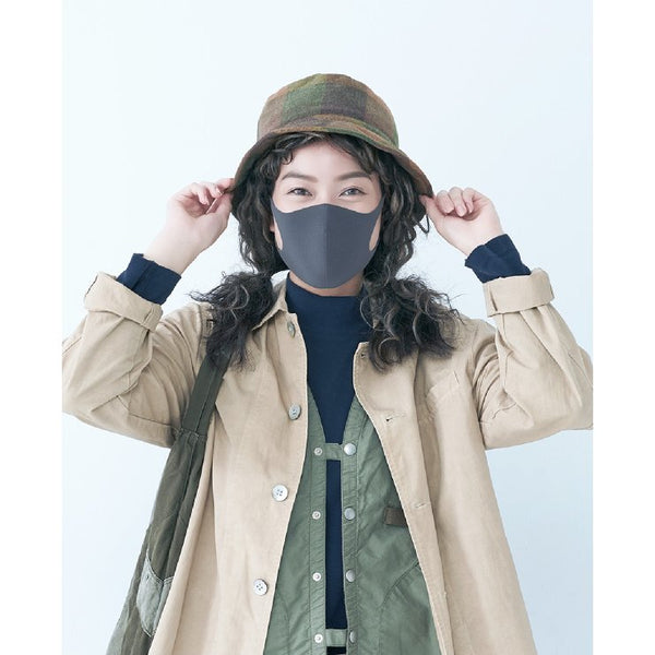 Arax Pitta Mask Gray Regular Size Breathable Face Mask 3 Pack