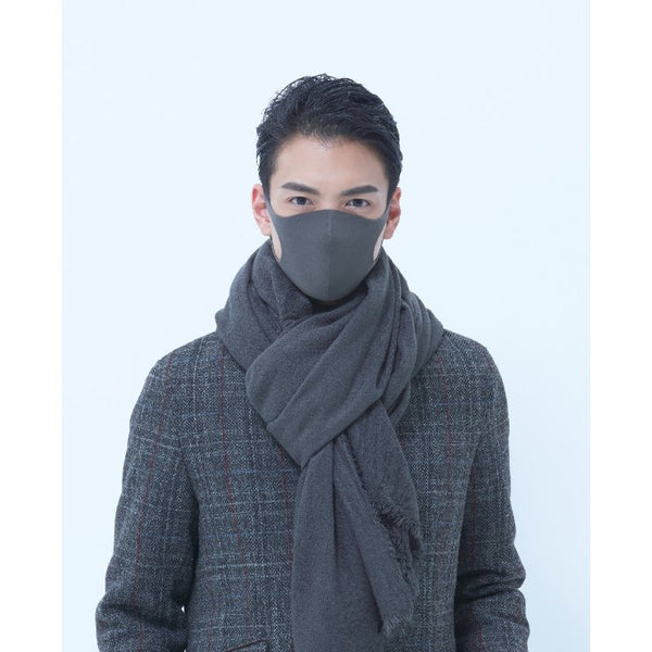 Arax Pitta Mask Gray Regular Size Breathable Face Mask 3 Pack