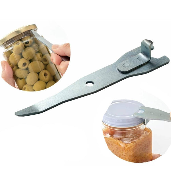 Arnest Easy Grip Steel Jar Opener for Stuck Jar Lids 14cm