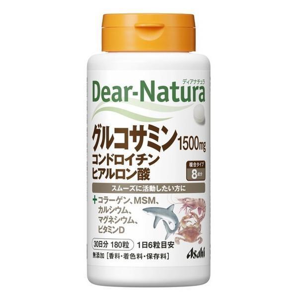 Asahi Dear Natura Glucosamine Chondroitin Hyaluronic Acid Supplement 180 Tablets