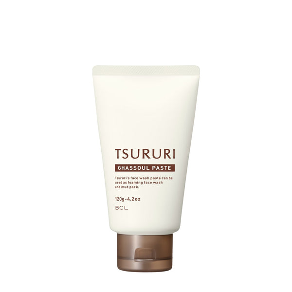 BCL Tsururi Ghassoul Paste Face Wash Blackhead Remover 120g