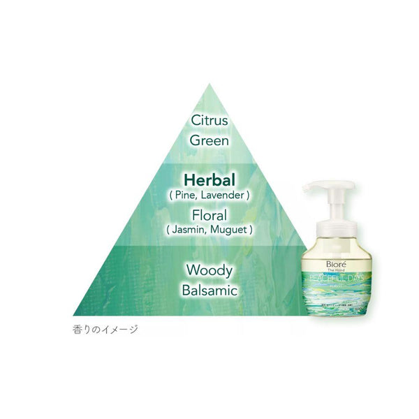 Bioré Antibacterial Foaming Hand Soap Forest Scent Pump Bottle 280ml