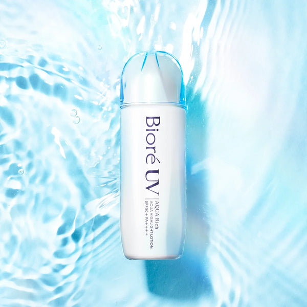 Bioré UV Aqua Rich Aqua Highlight Lotion Milky Sunscreen SPF50+ 70ml