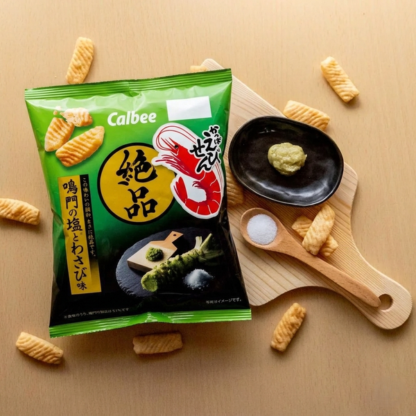 Calbee Kappa Ebisen Premium Salty Wasabi Flavor (Pack of 3)