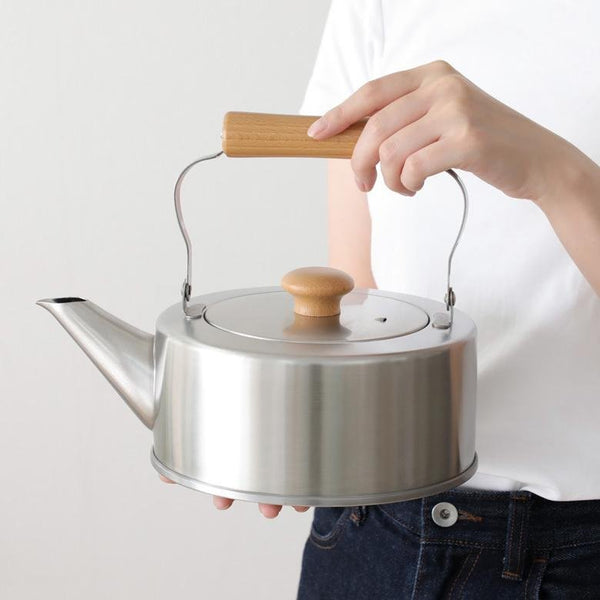 Chitose Induction Compatible Japanese Stainless Steel Kettle 2.5L