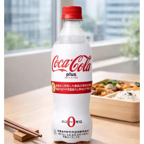 Coca-Cola Plus Zero Calorie Fiber Enriched Health-Support Soft Drink 470ml