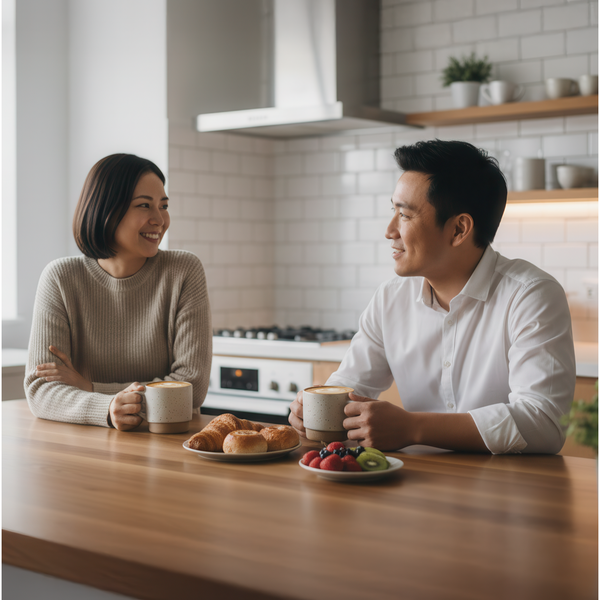 Cocochi Mug Stackable Ceramic Coffee Cup Space-Saving Matte Finish 320ml