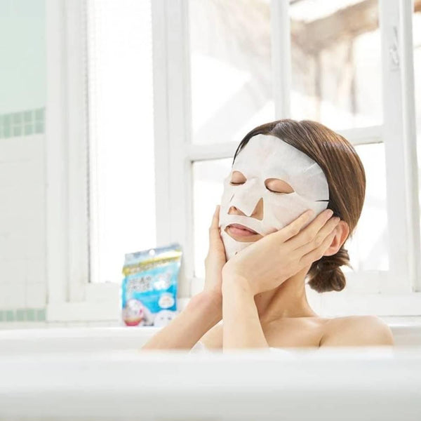 Cotton Labo Organic Cotton Carbonated Facial Pack Mask 3 Sheets