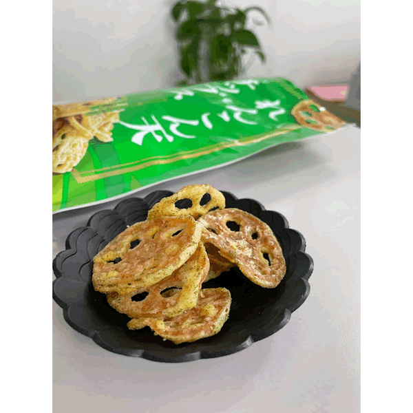 Daiko Foods Nori Renkon Chips Salted Nori Seaweed Lotus Root Snack (Pack of 10)