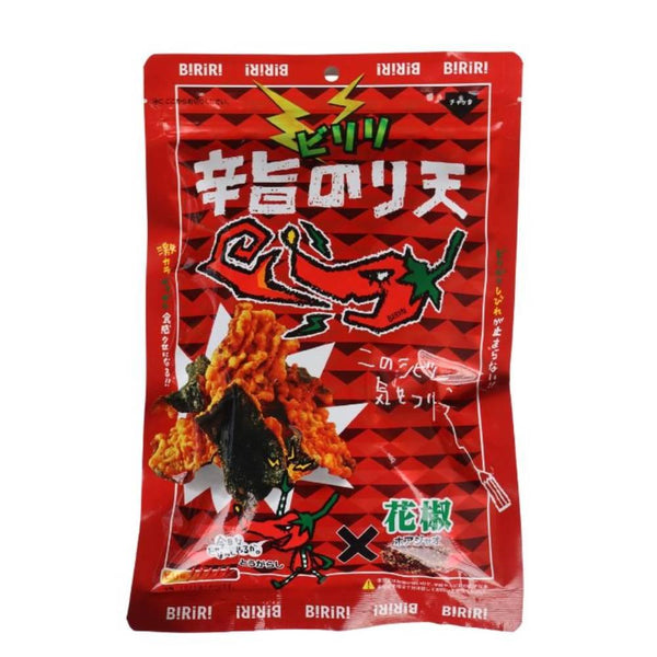 Daiko Foods Noriten Biriri Kun Extra Spicy Togarashi Tempura Seaweed Chips 60g