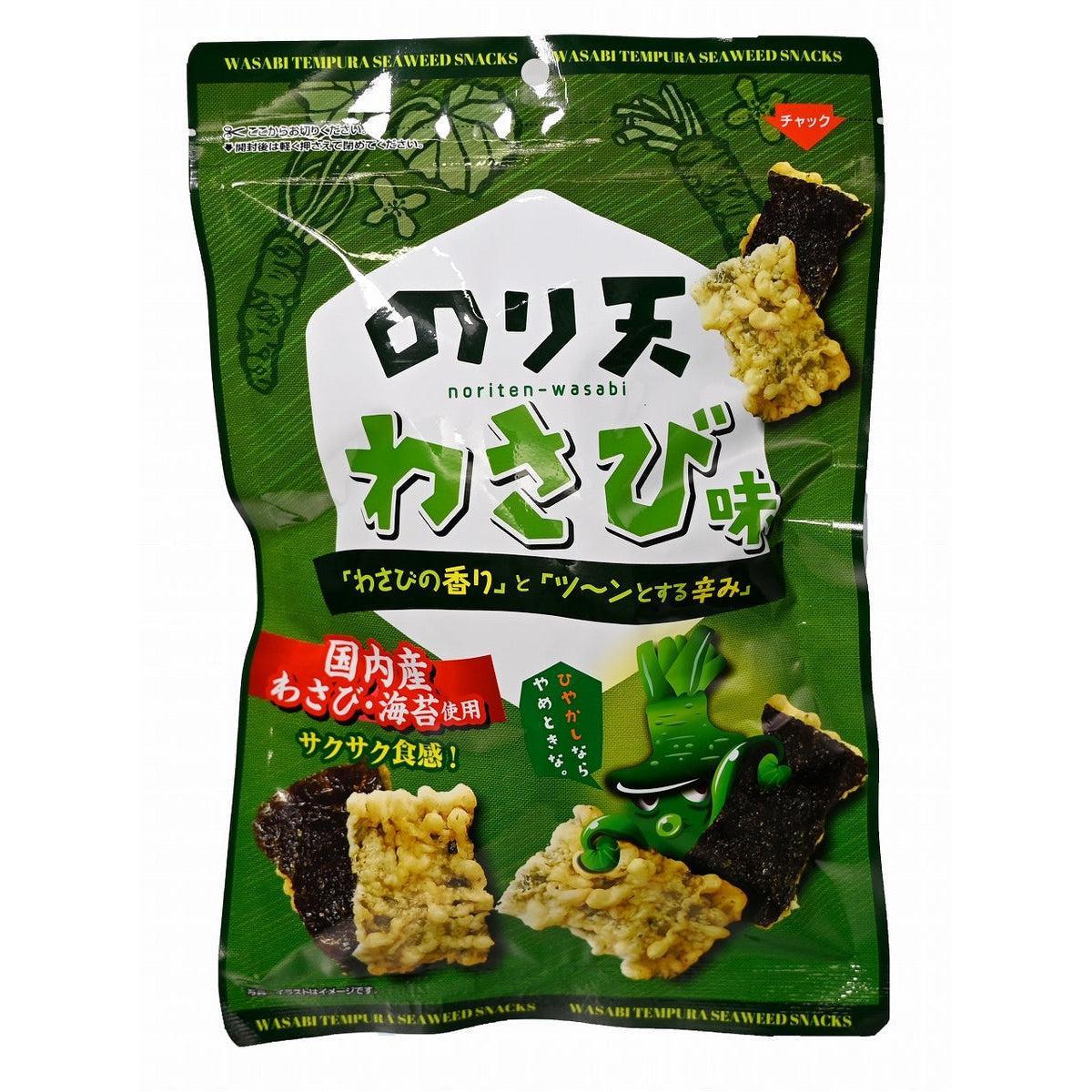 Daiko Foods Noriten Wasabi Tempura Seaweed Snack