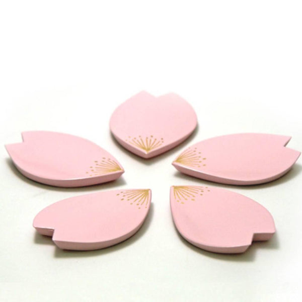 Decorative Sakura Chopsticks Rest Cherry Blossom Petal Shaped Pink 1pc