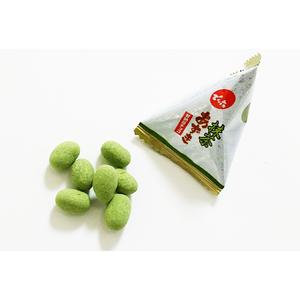 Denroku Amanatto Matcha Chocolate Covered Azuki Red Beans 70g (Pack of 6)