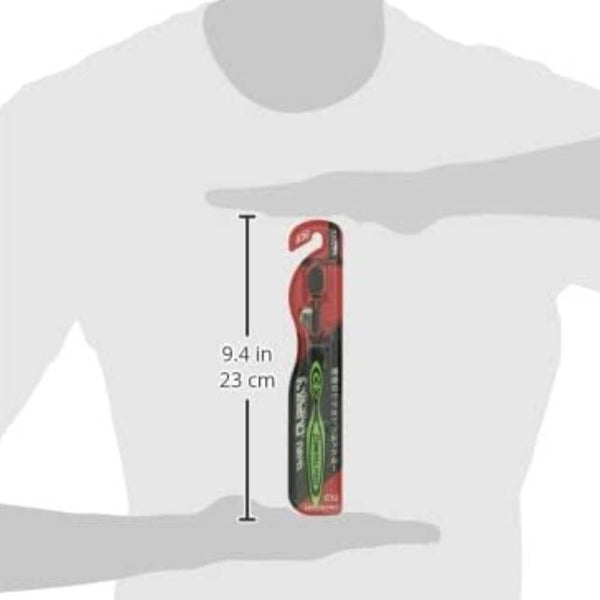 Dental Pro Compact PCC Black Bristle Cavity Prevention Toothbrush Medium C12