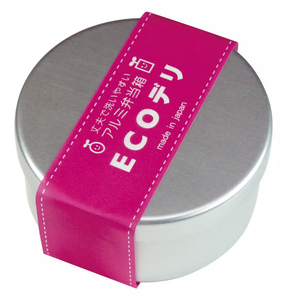 Eco Deli Round Bento Box Easy-to-Clean Aluminum Lunch Box 400ml