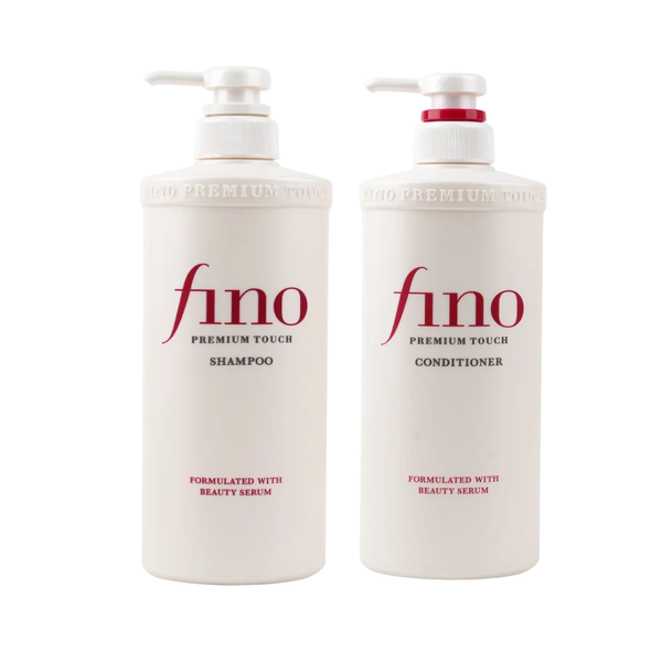 Fino Premium Touch Shampoo & Conditioner Set Smooth Repair Hair
