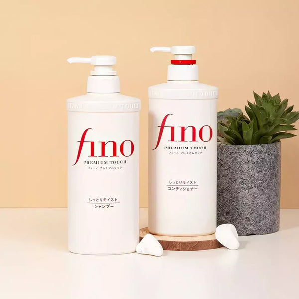 Fino Premium Touch Shampoo & Conditioner Set Smooth Repair Hair