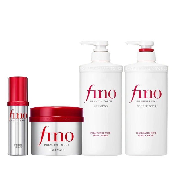 Fino Premium Touch Shampoo & Conditioner Set Smooth Repair Hair