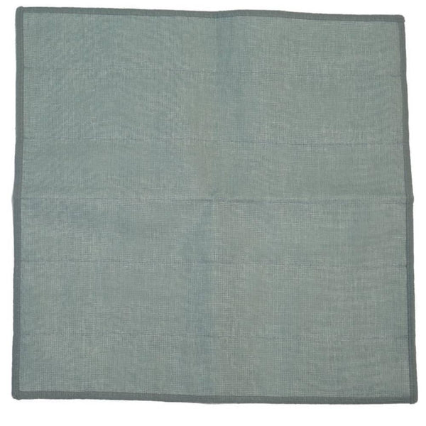 Five Layer Muslin Dish Cloth Blue Grey Cotton Dish Towel For Gifting