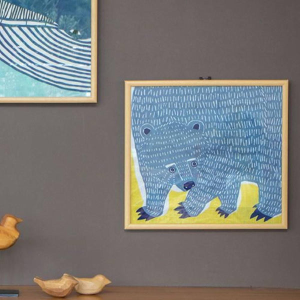 Furoshiki Bear Design Colorful Cotton Wrapping Cloth Book Cover 50cm