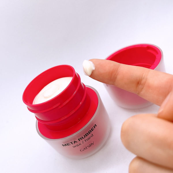 Gatsby Meta Rubber Hard Hold Hair Wax Non-Greasy Matte Finish 65g