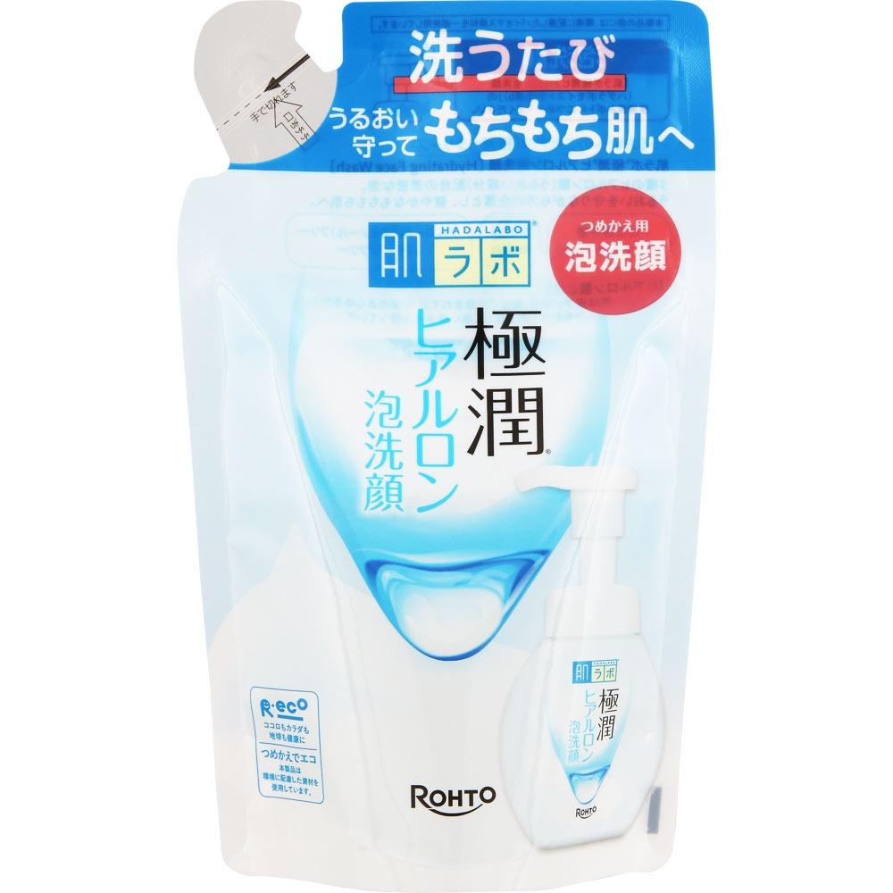 Hada Labo Gokujyun Hyaluronic Acid Foaming Face Wash Refill 140ml