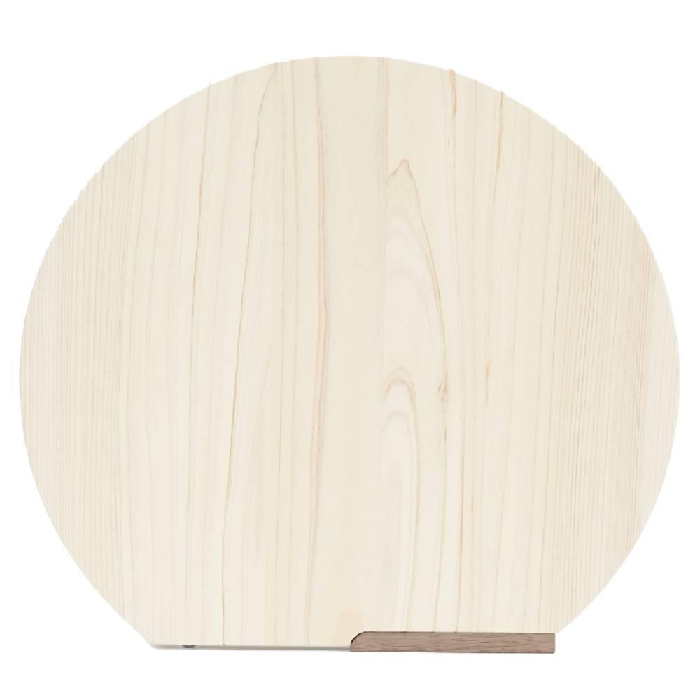 Handmade Self-Standing Hinoki Cutting Board Wooden Chopping Board
