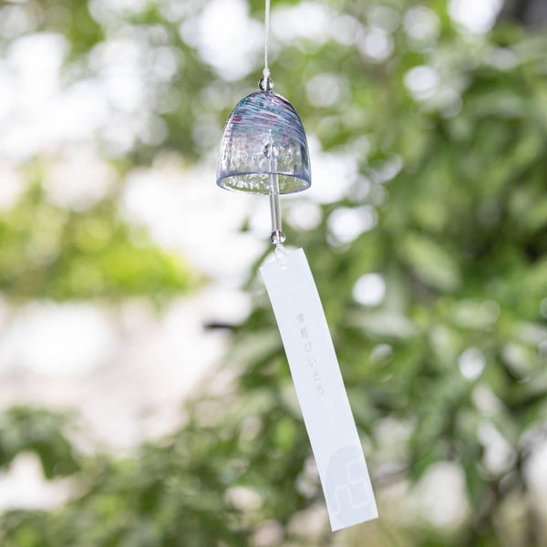Handmade Tsugaru Vidro Glass Furin Wind Chime Colorful Spring Design