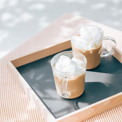 Hario Heat Resistant Glass Mugs For Hot Or Cold Drinks (Set of 2 Mugs)