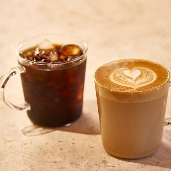 Hario Heat Resistant Glass Mugs For Hot Or Cold Drinks (Set of 2 Mugs)