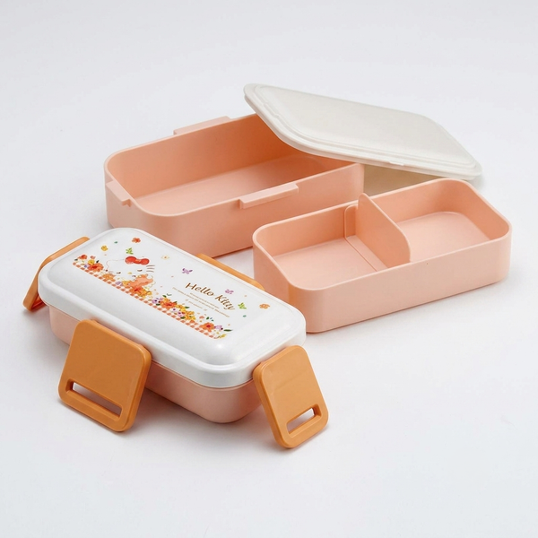 Hello Kitty Pink Dome Lunch Box 2-Tier Bento Box 600ml