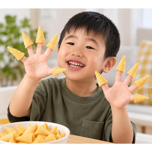 House Foods Tongari Corn Japanese Cone Shaped Chips Grilled Corn Flavor 2.4oz