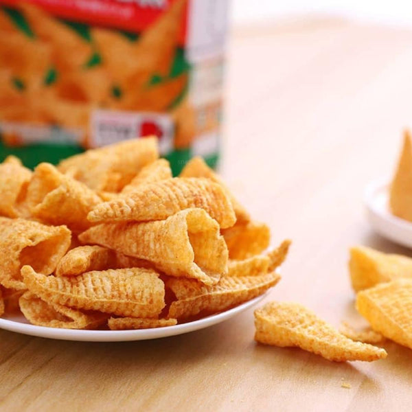 House Foods Tongari Corn Japanese Cone Shaped Chips Lightly Salted (Pack of 6)