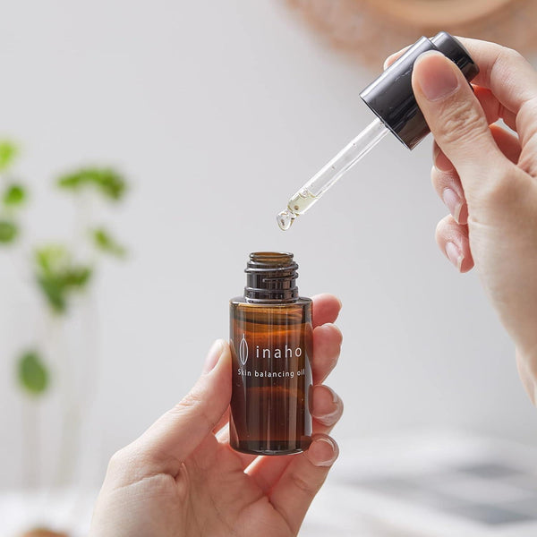 Inaho Balancing Rice Bran Beauty Oil Non-Sticky Skincare Oil 30ml