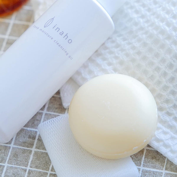 Inaho Gentle Rice Bran Facial Cleansing Bar Foaming Soap 60g