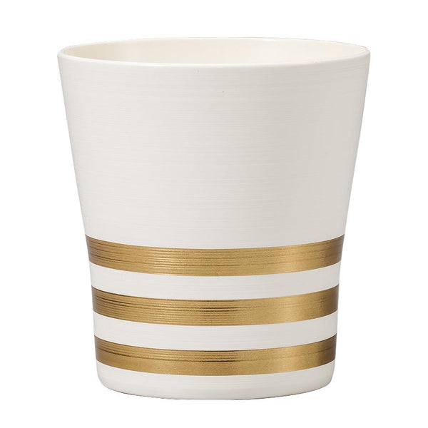 Isuke Drinking Cup Brushed Gold Design Resin Tumbler