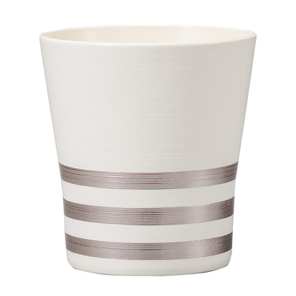 Isuke Drinking Cup Brushed Silver Design Resin Tumbler