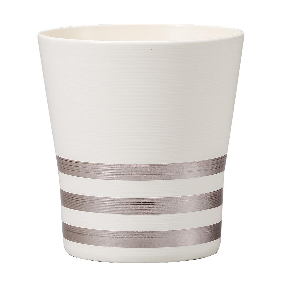 Isuke Drinking Cup Brushed Silver Design Resin Tumbler