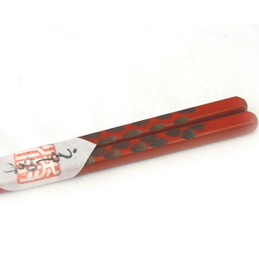 Isuke Lacquered Wooden Japanese Chopsticks Traditional Design