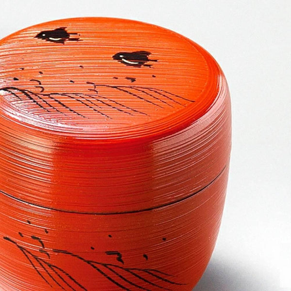 Isuke Natsume Lacquered Ceremonial Tea Caddy Matcha Container