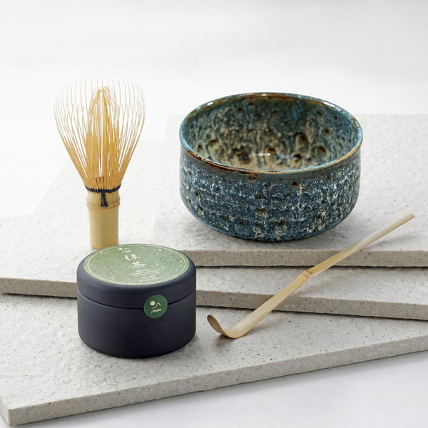 J Taste Authentic Matcha Starter Kit With Organic Ceremonial Matcha 4 Pieces