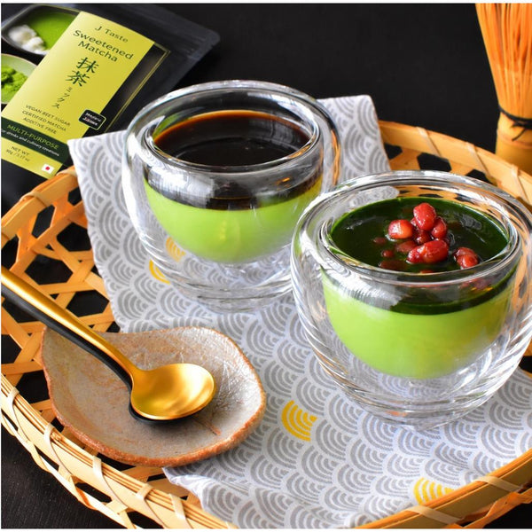 J Taste Multipurpose Sweetened Matcha Green Tea Powder 3.2oz