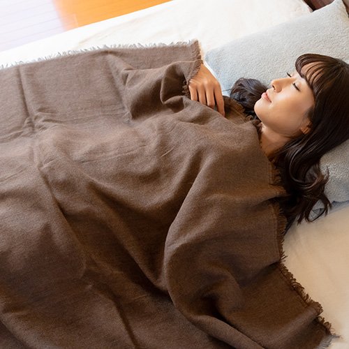 Jogan Baby Alpaca Wool Blanket Alpaca Gauze Throw Blanket 135 x 230 cm